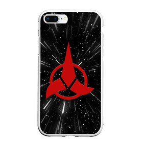 Чехол для iPhone 7Plus/8 Plus матовый с принтом Klingons Logo (Z) в Курске, Силикон | Область печати: задняя сторона чехла, без боковых панелей | Тематика изображения на принте: klingon | klingons | klinzhai | star trek | startrek | азетбур | варак | гаурон | горкон | звездный путь | инопланетная цивилизация | кейлесс незабываемый | клингон | клинжай | кронос | марток | молор | рекло | сомпек