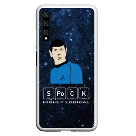 Чехол для Honor 20 с принтом SPOCK (Z) в Курске, Силикон | Область печати: задняя сторона чехла, без боковых панелей | spock | spok | star trek | startrek | вулканец | звездный путь | звездный флот | логика | спок | телесериал | энтерпрайз