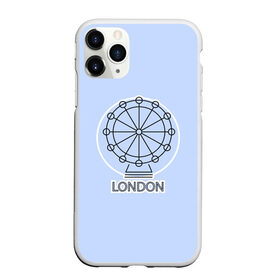 Чехол для iPhone 11 Pro Max матовый с принтом Лондон London Eye в Курске, Силикон |  | Тематика изображения на принте: blue circle | england | english | europe | eye | gb | icon | london | travel | uk | vacation | англия | аттракцион | великобритания | европа | иконка | колесо обозрения | лондон | лондонский глаз | надпись | отпуск | поездка | путешествие |