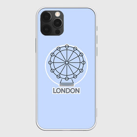 Чехол для iPhone 12 Pro Max с принтом Лондон London Eye в Курске, Силикон |  | Тематика изображения на принте: blue circle | england | english | europe | eye | gb | icon | london | travel | uk | vacation | англия | аттракцион | великобритания | европа | иконка | колесо обозрения | лондон | лондонский глаз | надпись | отпуск | поездка | путешествие |