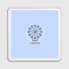 Магнит 55*55 с принтом Лондон London Eye в Курске, Пластик | Размер: 65*65 мм; Размер печати: 55*55 мм | blue circle | england | english | europe | eye | gb | icon | london | travel | uk | vacation | англия | аттракцион | великобритания | европа | иконка | колесо обозрения | лондон | лондонский глаз | надпись | отпуск | поездка | путешествие |