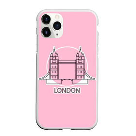 Чехол для iPhone 11 Pro Max матовый с принтом Лондон London Tower bridge в Курске, Силикон |  | Тематика изображения на принте: bridge | england | english | gb | london | tower | uk | английский | англия | башни | великобритания | закат | иконка | лайнарт | лондон | мост | надпись | розовый круг | слово | тауэрский | юк