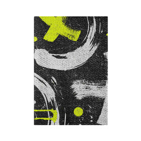 Обложка для паспорта матовая кожа с принтом Grunge Texture в Курске, натуральная матовая кожа | размер 19,3 х 13,7 см; прозрачные пластиковые крепления | Тематика изображения на принте: art | background | cross | grunge | paint | strokes | texture | арт | гранж | краска | крест | мазки | текстура | фон