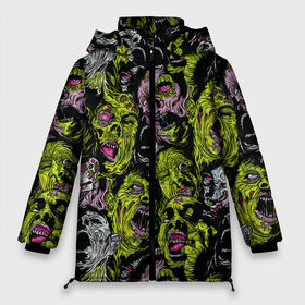 Женская зимняя куртка 3D с принтом Хеллоуин(зомби) в Курске, верх — 100% полиэстер; подкладка — 100% полиэстер; утеплитель — 100% полиэстер | длина ниже бедра, силуэт Оверсайз. Есть воротник-стойка, отстегивающийся капюшон и ветрозащитная планка. 

Боковые карманы с листочкой на кнопках и внутренний карман на молнии | halloween | гадания | зомби | игры | летучие | мертвых | момо | мыши | нечистые | паттерн | праздик | силы | тыквы | хеллоуин