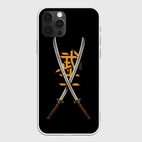 Чехол для iPhone 12 Pro Max с принтом 2 Katanas в Курске, Силикон |  | Тематика изображения на принте: art | chinese character | katanas | swords | арт | катаны | китайский иероглиф | мечи