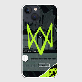 Чехол для iPhone 13 mini с принтом WATCH DOGS: LEGION. в Курске,  |  | action adventure | ctos | ded sec | fox | hacker | legion | watch dogs | watch dogs 2 | watch dogs legion свинья | watch dogs: legion | вотч догс | вотч догс 2 | вотч догс легион | вотч догс легион свинья | игра | легион | свинья | хакер | 