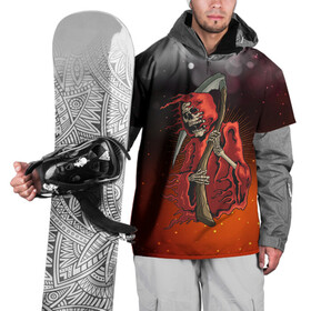 Накидка на куртку 3D с принтом Смерть в Курске, 100% полиэстер |  | blood | diablo | haloween | horror | дьявол | зомби | кости | кровь | мозги | мясо | страшилка | ужасы | хеллоуин | хелоуин