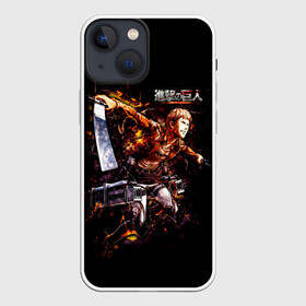 Чехол для iPhone 13 mini с принтом АТАКА ТИТАНОВ. Армин Арлерт в Курске,  |  | anime | attack on titan | аниме | армин арлерт | атак он титан | атака на титанов | атака титанов | великаны | гарнизон | колоссальный | леви | легион разведки | лого | манга | микаса аккерман | разведкорпус