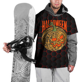 Накидка на куртку 3D с принтом Halloween в Курске, 100% полиэстер |  | blood | diablo | haloween | horror | дьявол | зомби | кости | кровь | мозги | мясо | страшилка | ужасы | хеллоуин | хелоуин