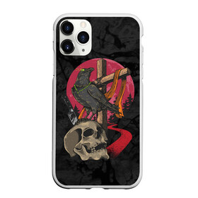 Чехол для iPhone 11 Pro Max матовый с принтом Ворона и череп в Курске, Силикон |  | blood | diablo | haloween | horror | дьявол | зомби | кости | кровь | мозги | мясо | страшилка | ужасы | хеллоуин | хелоуин