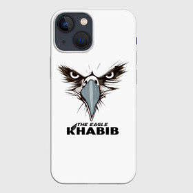Чехол для iPhone 13 mini с принтом Орел в Курске,  |  | khabib | the eagle | боец | бои | борец | борьба | дагестан | мма | нурмагомедов | орел | птица | хабиб | чемпион