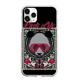 Чехол для iPhone 11 Pro матовый с принтом Розовая жизнь в Курске, Силикон |  | голова медведя. | голова панды | медведи | орнамент | панда | панда в розовых очках | розовая жизнь | розовый стиль | розы