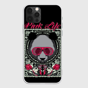 Чехол для iPhone 12 Pro Max с принтом Розовая жизнь в Курске, Силикон |  | голова медведя. | голова панды | медведи | орнамент | панда | панда в розовых очках | розовая жизнь | розовый стиль | розы