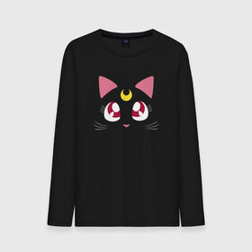 Мужской лонгслив хлопок с принтом Luna Cat. Sailor Moon в Курске, 100% хлопок |  | Тематика изображения на принте: anime | cute | аниме | взгляд | волшебство | глаза | киса | киска | кот | котенок | котэ | котя | кошка | лапочка | луна | магия | месяц | милый | мимими | мордочка | сейлор мун | хороший | япония