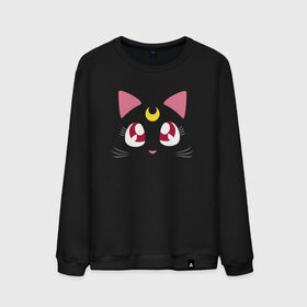 Мужской свитшот хлопок с принтом Luna Cat. Sailor Moon в Курске, 100% хлопок |  | Тематика изображения на принте: anime | cute | аниме | взгляд | волшебство | глаза | киса | киска | кот | котенок | котэ | котя | кошка | лапочка | луна | магия | месяц | милый | мимими | мордочка | сейлор мун | хороший | япония