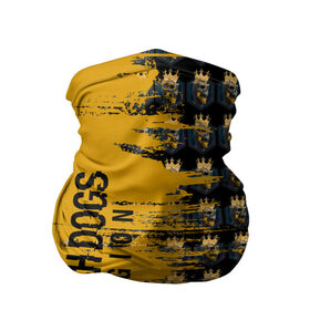 Бандана-труба 3D с принтом Watch Dogs Legion Skulls в Курске, 100% полиэстер, ткань с особыми свойствами — Activecool | плотность 150‒180 г/м2; хорошо тянется, но сохраняет форму | 