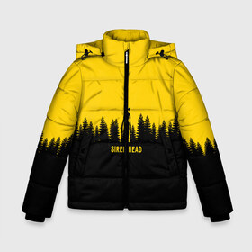 Зимняя куртка для мальчиков 3D Siren Head: в Курске, ткань верха — 100% полиэстер; подклад — 100% полиэстер, утеплитель — 100% полиэстер | длина ниже бедра, удлиненная спинка, воротник стойка и отстегивающийся капюшон. Есть боковые карманы с листочкой на кнопках, утяжки по низу изделия и внутренний карман на молнии. 

Предусмотрены светоотражающий принт на спинке, радужный светоотражающий элемент на пуллере молнии и на резинке для утяжки | siren head | игра | лес | монстр | персонаж | сирена | сиреноголовый | чудовище