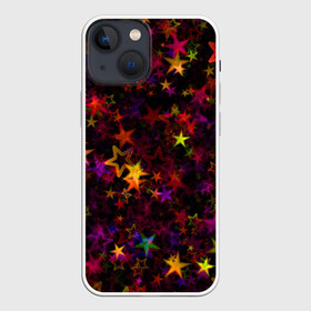 Чехол для iPhone 13 mini с принтом Stars в Курске,  |  | abstract | art | colorful | shapes | stars | texture | абстрактный | арт | звезды | разноцветный | текстура | формы