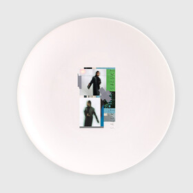 Тарелка с принтом saluki rap в Курске, фарфор | диаметр - 210 мм
диаметр для нанесения принта - 120 мм | Тематика изображения на принте: rap | saluki | saluki rap | рэп | рэпер | салюки