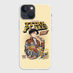 Чехол для iPhone 13 mini с принтом TITAN FLAKES Готовый завтрак по мотивам аниме в Курске,  |  | anime | attack on titan | аниме | армин арлерт | атак он титан | атака на титанов | атака титанов | великаны | гарнизон | колоссальный | леви | легион разведки | лого | манга | микаса аккерман | разведкорпус