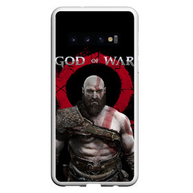 Чехол для Samsung Galaxy S10 с принтом God of War в Курске, Силикон | Область печати: задняя сторона чехла, без боковых панелей | Тематика изображения на принте: armor | atreus | axe | cory barlog | god of war | kratos | loki | nextgen | playstation 5 | ps5 | santa monica studiogames | атрей | бог войны | броня | игры | кори барлог | кратос | локи | некстген | плейстейшен 5 | пс5 | рагнарек | рыцарь | топор