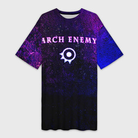 Платье-футболка 3D с принтом Arch Enemy. Neon logo в Курске,  |  | Тематика изображения на принте: archenemy | band | bodom | deathmetal | electroguitars | guitars | hard rock | legends | metal | metalhead | progressive | rock | rock legends | rockon | shred | trash | гитары | метал | металхед | рок | рок легенды | рокконцерт | тяжеляк | хардрок