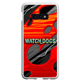 Чехол для Samsung S10E с принтом Watch Dogs Recing в Курске, Силикон | Область печати: задняя сторона чехла, без боковых панелей | dogs | legion | logo | text | watch | взлом | игра | легион | лого | символ | текст | хак | хакер | хакеры