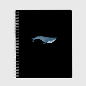 Тетрадь с принтом Киты мечтают в Курске, 100% бумага | 48 листов, плотность листов — 60 г/м2, плотность картонной обложки — 250 г/м2. Листы скреплены сбоку удобной пружинной спиралью. Уголки страниц и обложки скругленные. Цвет линий — светло-серый
 | Тематика изображения на принте: большая рыба | большой кит | водный | водяной | волны | глубина | кит | кит мечтает | киты | киты мечтают | мечта | мечта китов | мечтатели | море | морские жители | морское царство | океан | под водой