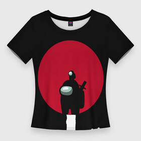 Женская футболка 3D Slim с принтом Among Us самураи в Курске,  |  | among | among us | brawl stars | impostor | naruto | us | аниме | итачи | наруто | с among us | с эмонг ас | учиха | эмонг | эмонг ас