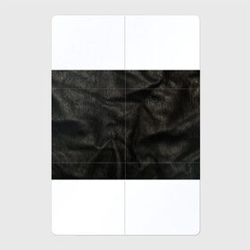 Магнитный плакат 2Х3 с принтом Черная кожа в Курске, Полимерный материал с магнитным слоем | 6 деталей размером 9*9 см | Тематика изображения на принте: кожа | кожанка | косуха | рельеф | складки | текстура | черный