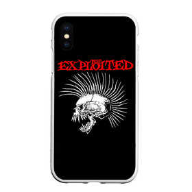 Чехол для iPhone XS Max матовый с принтом The Exploited в Курске, Силикон | Область печати: задняя сторона чехла, без боковых панелей | exploited | punks | punks not dead | the exploited | панк не сдох | панки | уоти | череп | эксплоитед