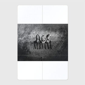 Магнитный плакат 2Х3 с принтом Нирвана в Курске, Полимерный материал с магнитным слоем | 6 деталей размером 9*9 см | Тематика изображения на принте: kurt cobain | nirvana | rock | курт кобейн | нирвана | рок