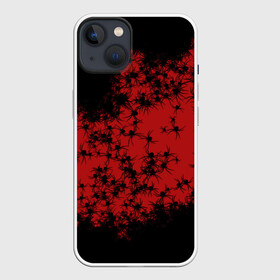 Чехол для iPhone 13 с принтом Тьма пауков (красн) в Курске,  |  | halloween | жутко | пауки | приколы