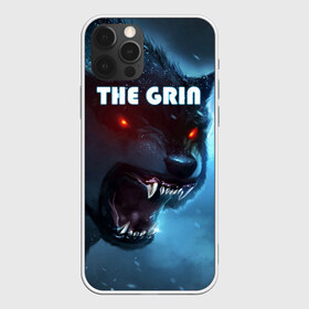 Чехол для iPhone 12 Pro Max с принтом THE GRIN в Курске, Силикон |  | Тематика изображения на принте: волк | волк зимой | глаза волка | горящие глаза | неоновый глаза | оборотень | оскал | оскал волка | оскал оборотня