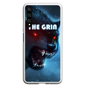 Чехол для Honor 20 с принтом THE GRIN в Курске, Силикон | Область печати: задняя сторона чехла, без боковых панелей | Тематика изображения на принте: волк | волк зимой | глаза волка | горящие глаза | неоновый глаза | оборотень | оскал | оскал волка | оскал оборотня