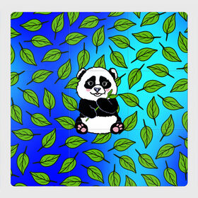 Магнитный плакат 3Х3 с принтом Панда в Курске, Полимерный материал с магнитным слоем | 9 деталей размером 9*9 см | Тематика изображения на принте: baby | bear | kawaii | teddy | бамбук | ветки | животные | игрушка | каваи | китай | коала | листья | малыш | медведь | медвежата | медвежонок | мультяшный | панда | пандочка | плюшевый | подарок | природа | пушистый