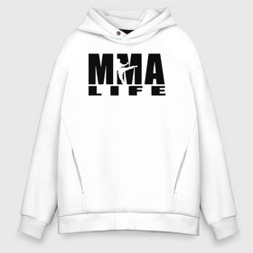 Мужское худи Oversize хлопок с принтом MMA в Курске, френч-терри — 70% хлопок, 30% полиэстер. Мягкий теплый начес внутри —100% хлопок | боковые карманы, эластичные манжеты и нижняя кромка, капюшон на магнитной кнопке | arts | fights | martial | mixed | mma | no rules | sports | wrestling | без правил | боевые | бои | борьба | единоборства | искусства | смешанные | спорт