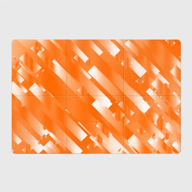 Магнитный плакат 3Х2 с принтом Оранжевый градиент в Курске, Полимерный материал с магнитным слоем | 6 деталей размером 9*9 см | Тематика изображения на принте: блеск | геометрия | градиент | линии | оранжевый | полосы