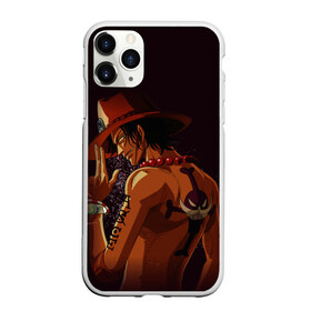 Чехол для iPhone 11 Pro матовый с принтом One Piece Портгас Д Эйс в Курске, Силикон |  | one piece | аниме | обезьяна д. луффи | портгас д. эйс | туз | эйс огненный кулак