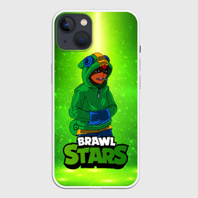 Чехол для iPhone 13 с принтом Brawl Stars Leon в Курске,  |  | anime | brawl | brawl stars | brawlstars | brawl_stars | leon | lion. леон | panny | аниме | бравл | бравлстарс | девочка | девушка | лион | манга