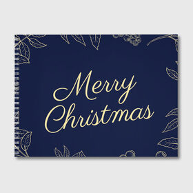 Альбом для рисования с принтом merry christmas, рождество в Курске, 100% бумага
 | матовая бумага, плотность 200 мг. | 