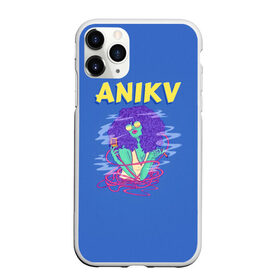 Чехол для iPhone 11 Pro Max матовый с принтом ANIKV в Курске, Силикон |  | anika | anikv | аника | анна пурцен | было или нет | песни