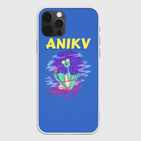 Чехол для iPhone 12 Pro Max с принтом ANIKV в Курске, Силикон |  | anika | anikv | аника | анна пурцен | было или нет | песни