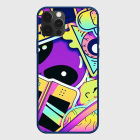 Чехол для iPhone 12 Pro Max с принтом Alien в Курске, Силикон |  | alien | art | emoticons | mushrooms | phone | planet | plaster | smartphone | smilies | stickers | ufo | арт | грибы | инопланетянин | нло | планета | пластырь | пришелец | смайлики | смайлы | смартфон | стикеры | телефон