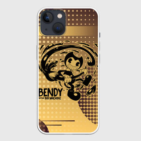 Чехол для iPhone 13 с принтом BENDY AND THE INK MACHINE. в Курске,  |  | bendy | bendy and the ink machine | бенди | бенди и чернильная машина | большие чудеса | взлёты и падения | движущиеся картинки | последняя бобина | старая песня