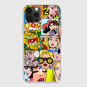 Чехол для iPhone 12 Pro Max с принтом Pop Art в Курске, Силикон |  | Тематика изображения на принте: pop art | wow | девушки | искусство | поп арт | стиль