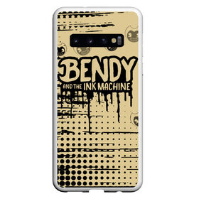 Чехол для Samsung Galaxy S10 с принтом BENDY AND THE INK MACHINE. в Курске, Силикон | Область печати: задняя сторона чехла, без боковых панелей | bendy | bendy and the ink machine | бенди | бенди и чернильная машина | большие чудеса | взлёты и падения | движущиеся картинки | последняя бобина | старая песня