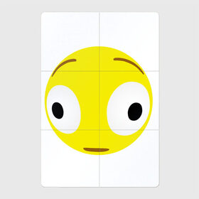 Магнитный плакат 2Х3 с принтом Проклятый эмодзи в Курске, Полимерный материал с магнитным слоем | 6 деталей размером 9*9 см | Тематика изображения на принте: cursed | emoji | смайл | удивление | эмодзи