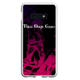 Чехол для Samsung S10E с принтом THREE DAYS GRACE. в Курске, Силикон | Область печати: задняя сторона чехла, без боковых панелей | Тематика изображения на принте: tdg | three days grace | группа | музыка | рок | три дейс грейс