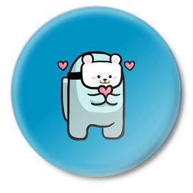 Значок с принтом Nyan Cat (Among Us) в Курске,  металл | круглая форма, металлическая застежка в виде булавки | among | among us | cat | cats | crewmate | game | impistor | nyan | space | us | vote | выживший | игра | космос | кот | котейка | котэ | кошка | кэт | невиновный | нян | предатель | самозванец | сердечки | сердечко | сердца | сердце